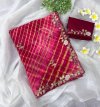 Jk 405 Soft Chiffon Embroidery Work Boder Saree